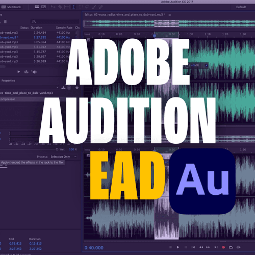 Curso online EAD de Adobe Audition para edição de áudio com Carlos Molla na Escola de Rádio