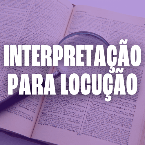 Curso livre Express de interpretação para locução com Dayse Richffer, atriz e dubladora